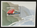 Grenada 1995 Bl.401 6€ Korejské vlaky, lokomotivy a doprava