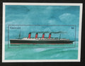 Grenada 1998 Bl.485 5,5€ Známé lodě, parník Lusitania
