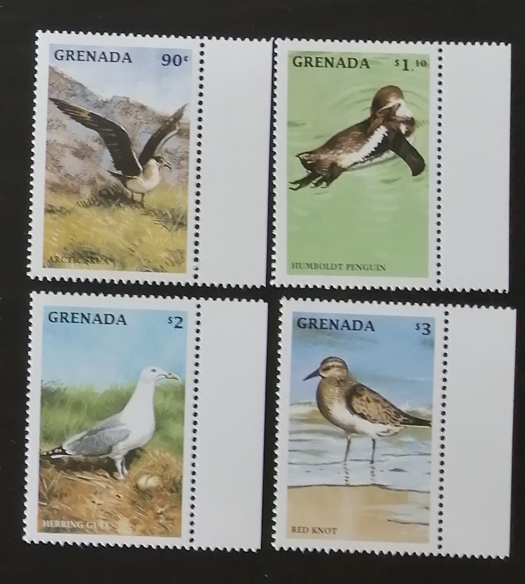 Grenada 1998 Mi.3707-0 8€ Mořští ptáci, racci, tučňáci, fauna