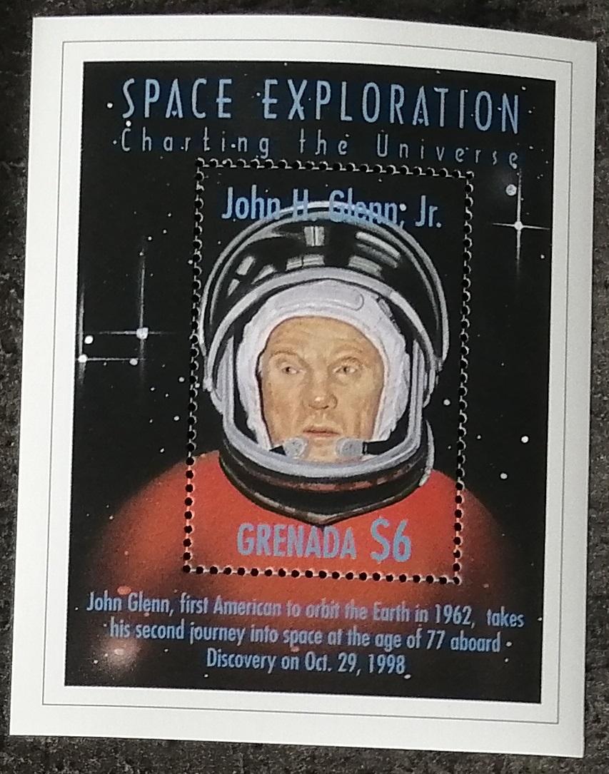 Grenada 1999 Bl.515 6€ Průzkum vesmíru, John Glenn