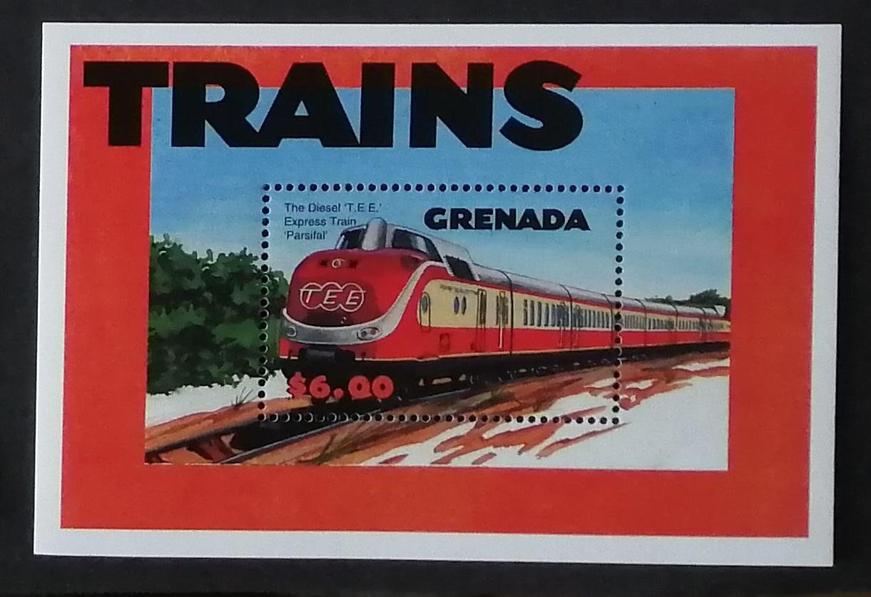 Grenada 2000 Bl.573 7€ Německé diesel vlaky, Parzifal