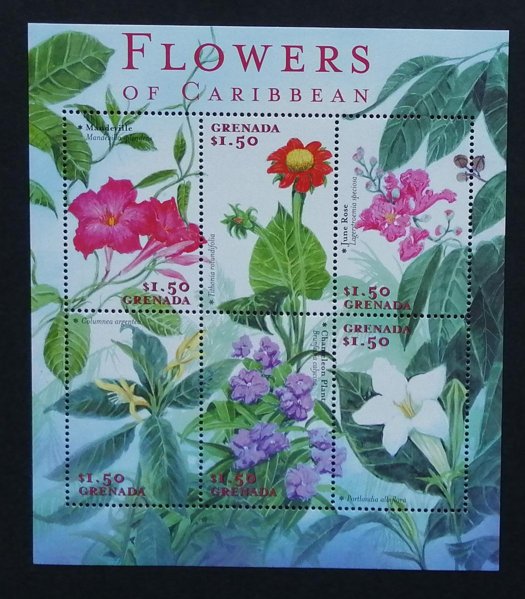 Grenada 2000 M.4541-6 10,5€ Květiny a flora Karibiku I.
