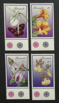 Grenada 2000 Mi.4513-6 7,5€ Květiny a orchideje Karibiku I. Motýli