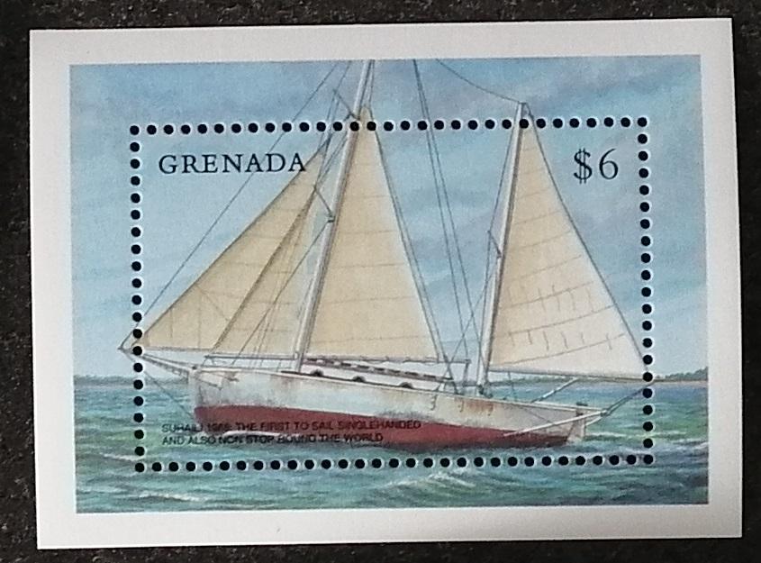 Grenada 2001 Bl.646 7€ Lodě a plachetnice světa, „Suhaili“