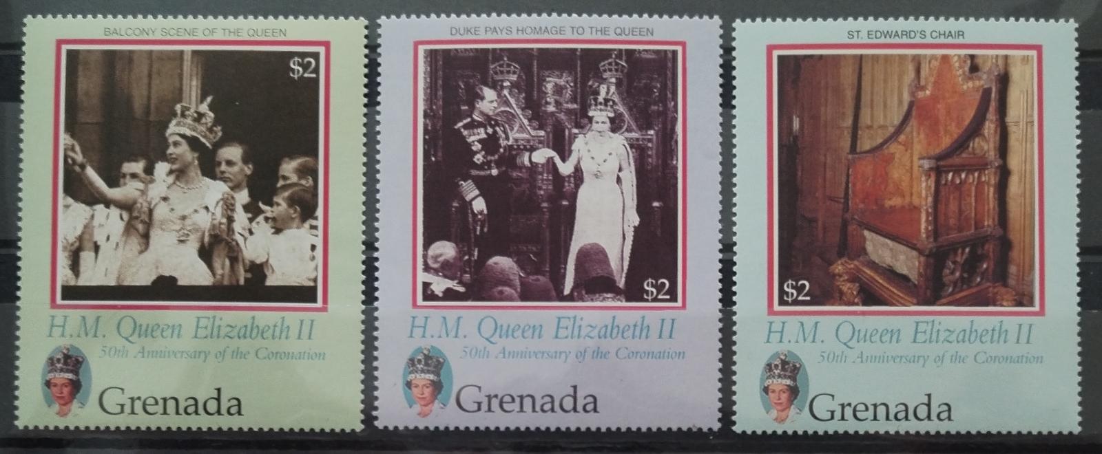 Grenada 2003 Výročí korunovace královny Alžběty II. (výběr)
