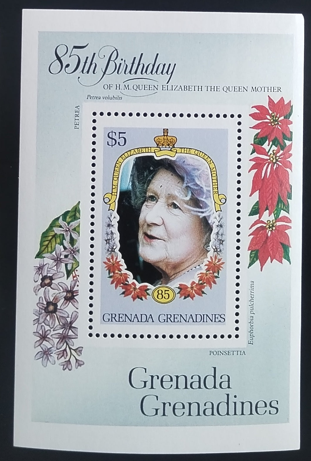 Grenadiny & Grenada 1985 Narozeniny královny matky