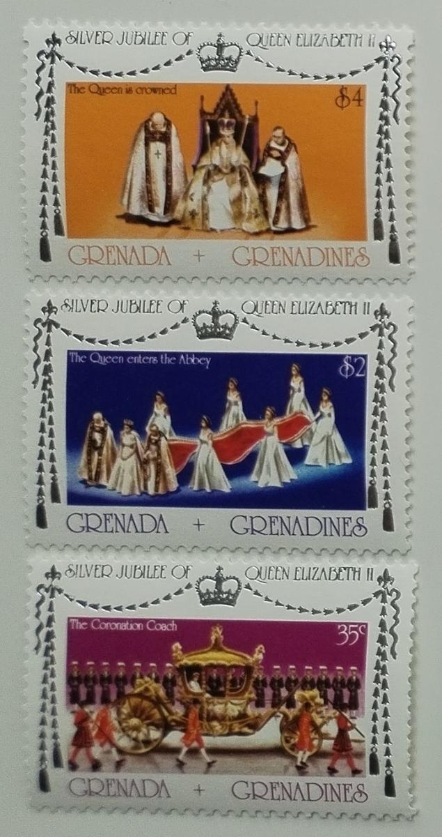 Grenadiny 1977 Stříbrné výročí vlády královny Alžběty II. P=12