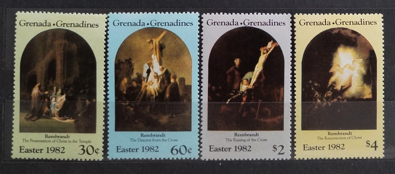 Grenadiny & Grenada 1982 Velikonoce a umění, Ježíš na kříži