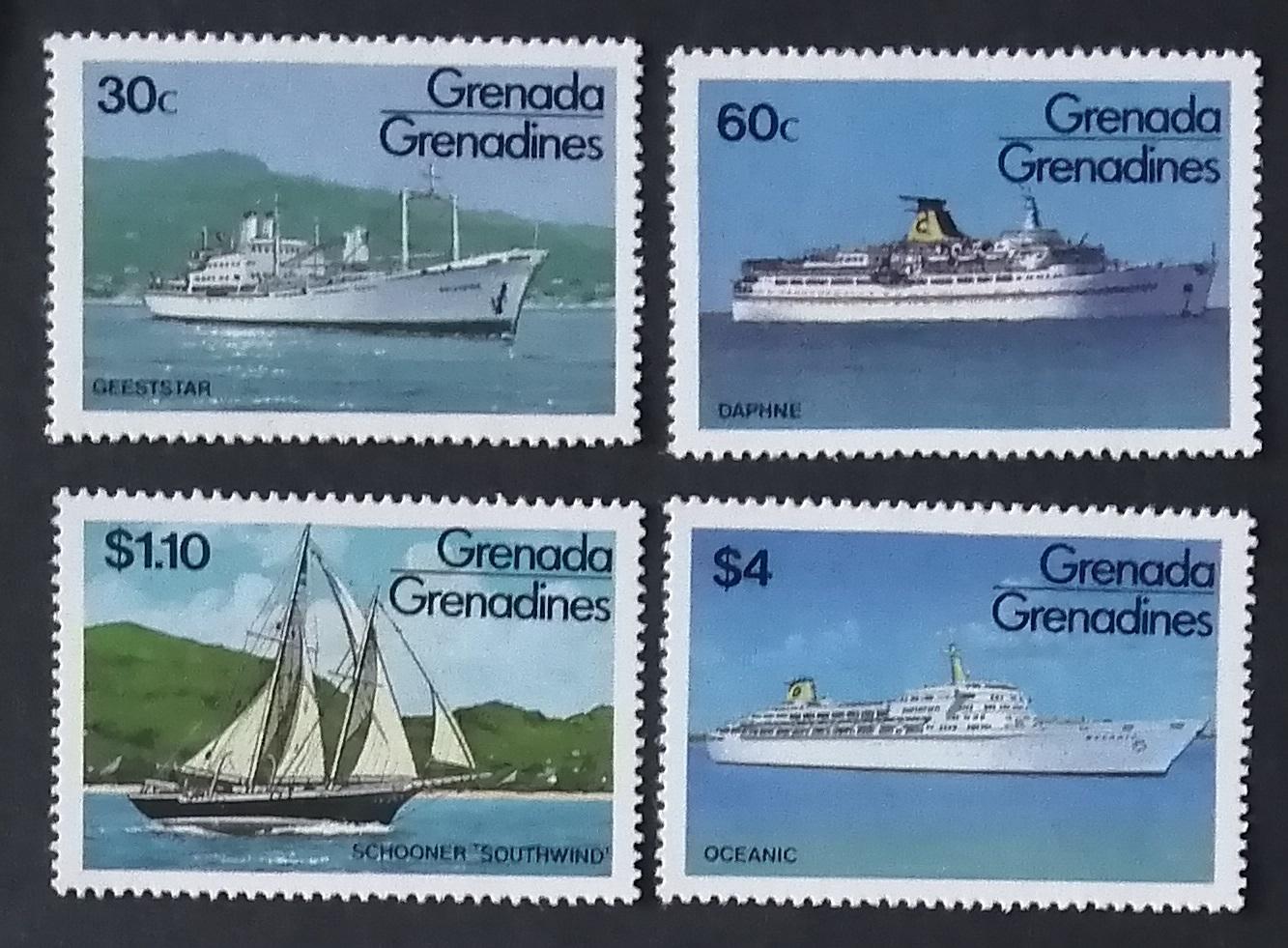 Grenadiny & Grenada 1984 Mi.611-4 12€ Ostrovní lodě a doprava