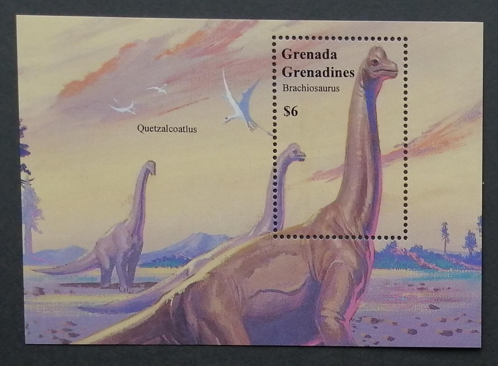Grenadiny & Grenada 1994 Bl.300 7€ Dinosauři, pravěká fauna