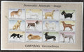 Grenadiny & Grenada 1995 12€ Psi a jejich rasy - Samojed, Teriér,Vlčák