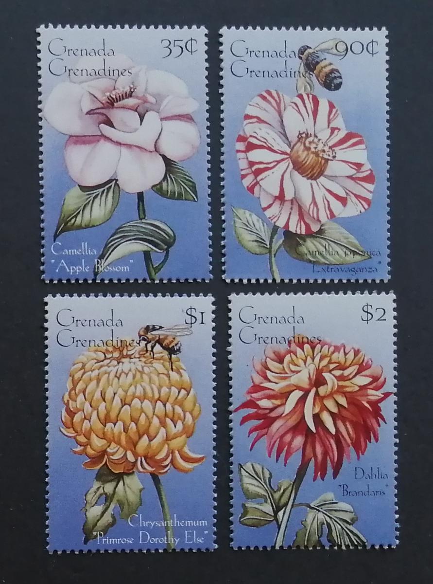 Grenadiny & Grenada 1996 Mi.2242-5 4,8€ Květiny ostrova, flora a hmyz