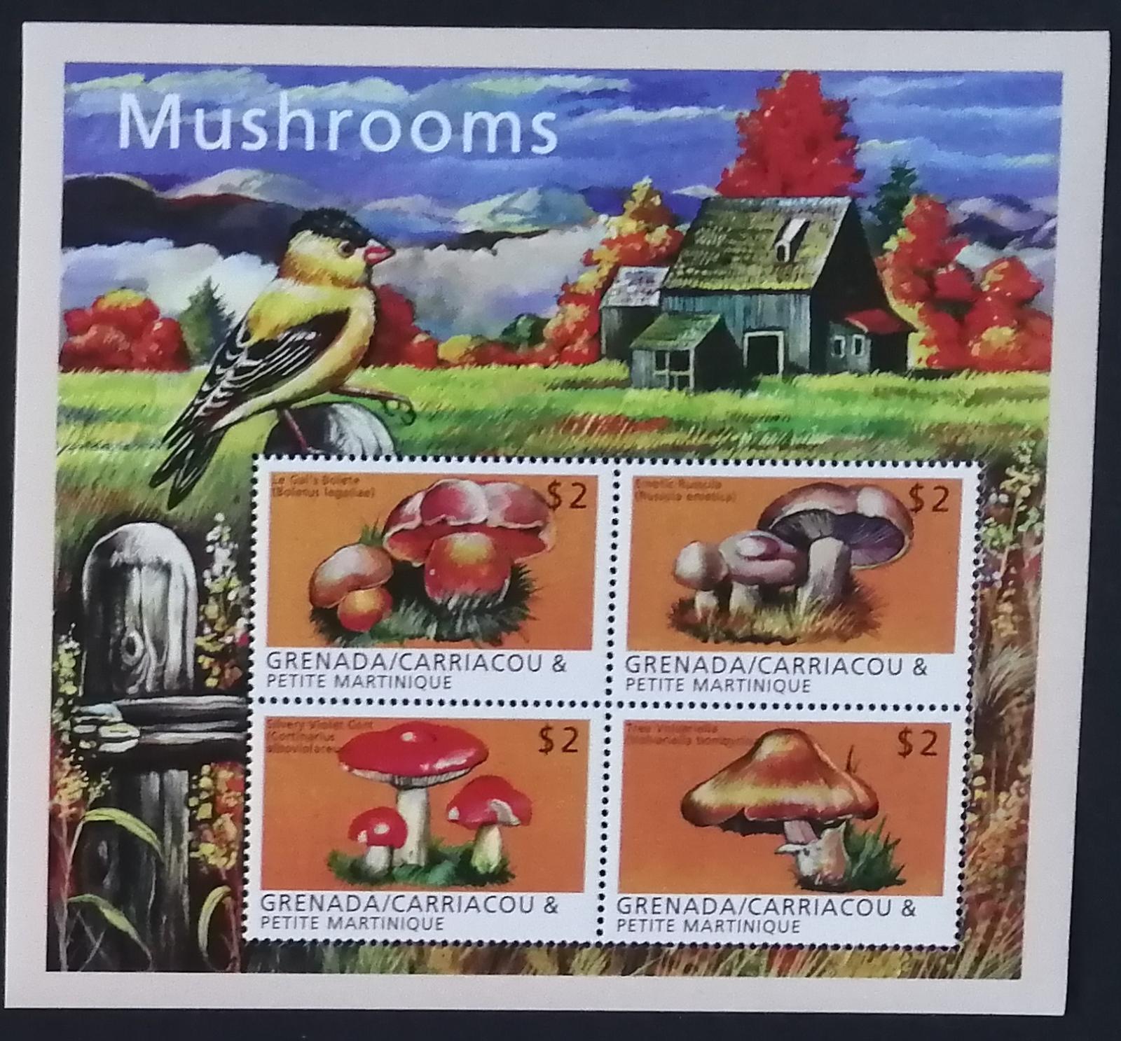 Grenadiny & Grenada 2000 Mi.3249-2 9€ Houby světa a lesní flora