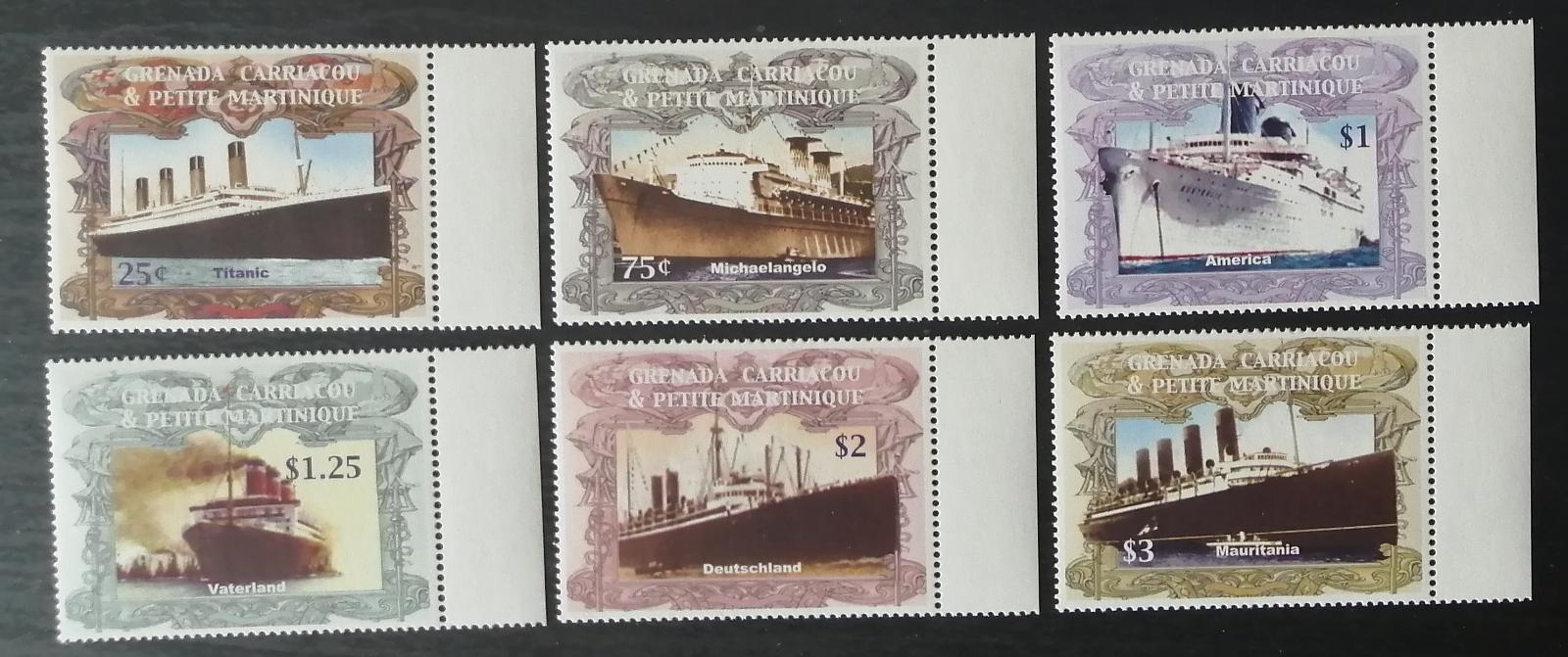 Grenadiny & Grenada 2004 Mi.4136-1 6,5€ Zaoceánské parníky, lodě