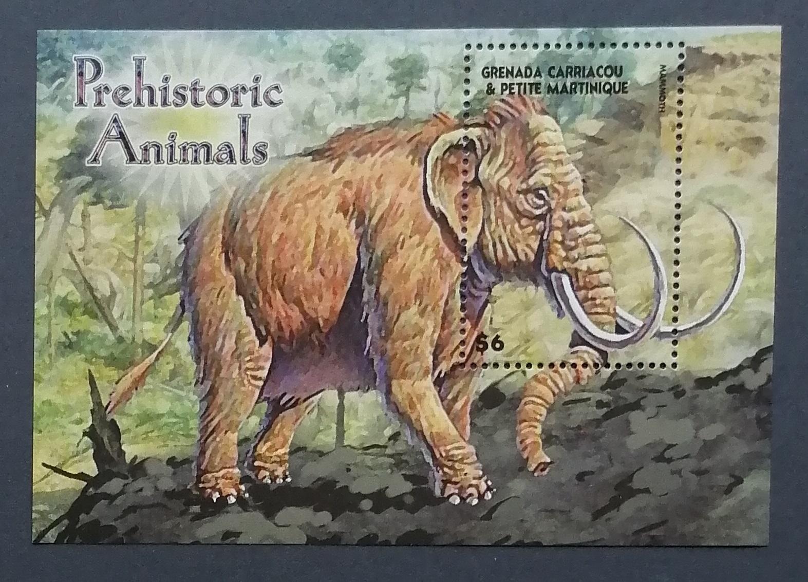 Grenadiny & Grenada 2005 Bl.603 5€ Mamuti, pravěká fauna