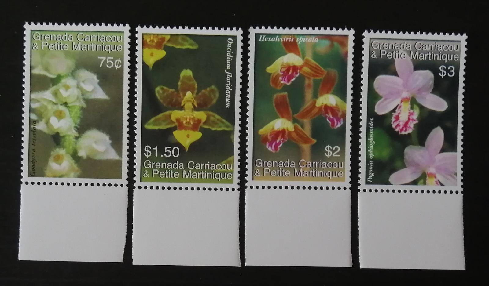 Grenadiny & Grenada 2007 Mi.4351-4 6€ Ostrovní orchideje a květiny