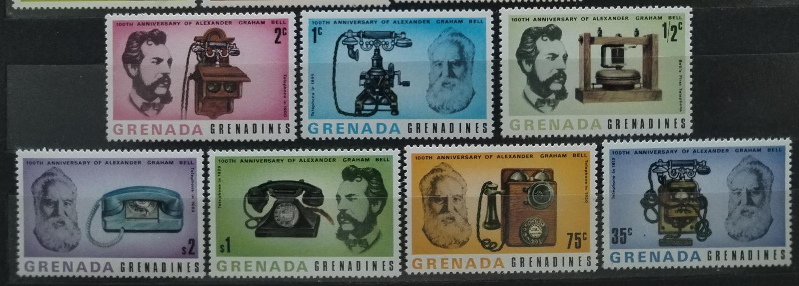 Grenadiny Grenady 1976 AG Bell a vynález telefonu, Telekomunikace