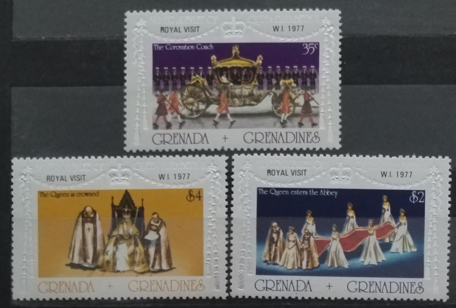 Grenadiny Grenady 1977 Návštěva královny Alžběty II2 na ostrově
