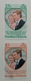 Grenadíny S.V. 1973 Svatba princezny Anne