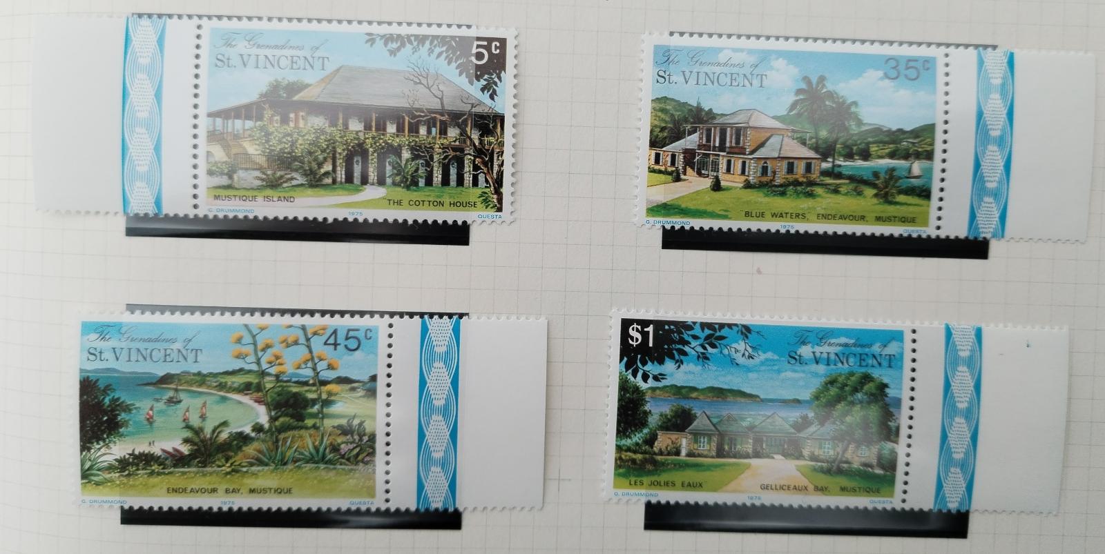 Grenadíny S.V. 1975 Turismus na ostrově Mustique