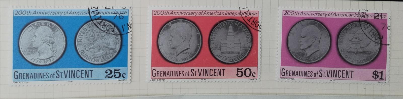 Grenadíny S.V. 1976 Výročí americké revoluce, Medaile