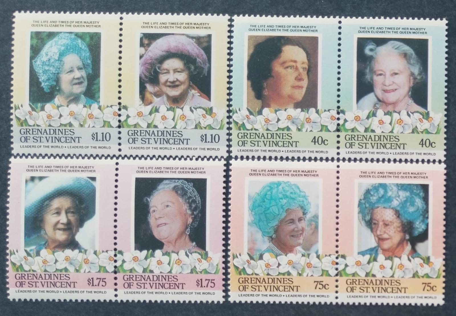 Grenadiny Svatého Vincenta 1985 Narozeniny královny matky