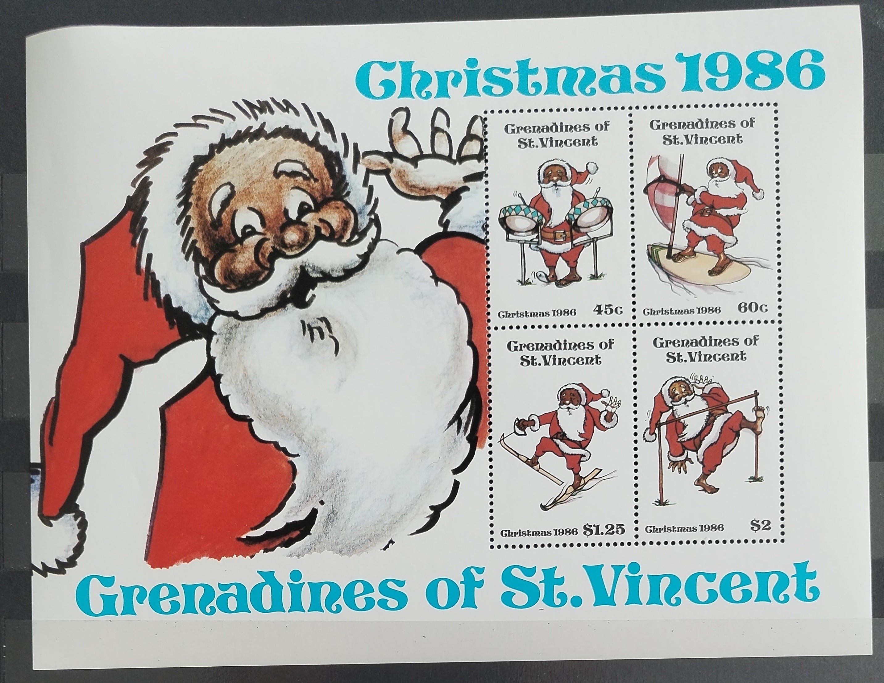 Grenadiny Sv. Vin. 1986 Vánoce a sport