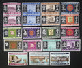 Guernsey 1969 50€ Komplet predecimální definitivy ostrova s razítky