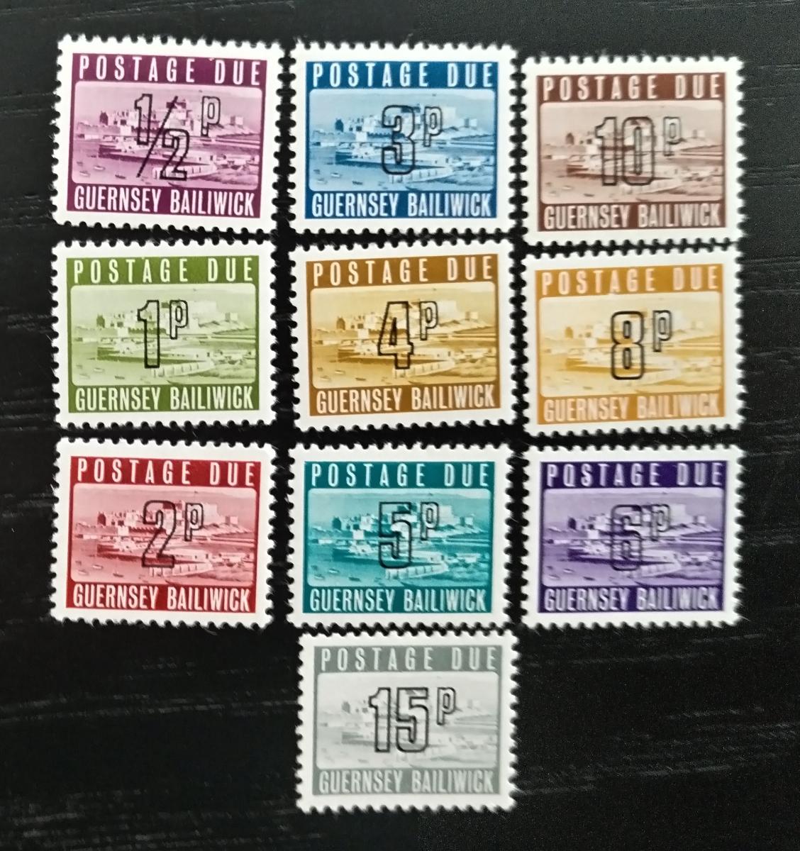 Guernsey 1971 Doplatní známky