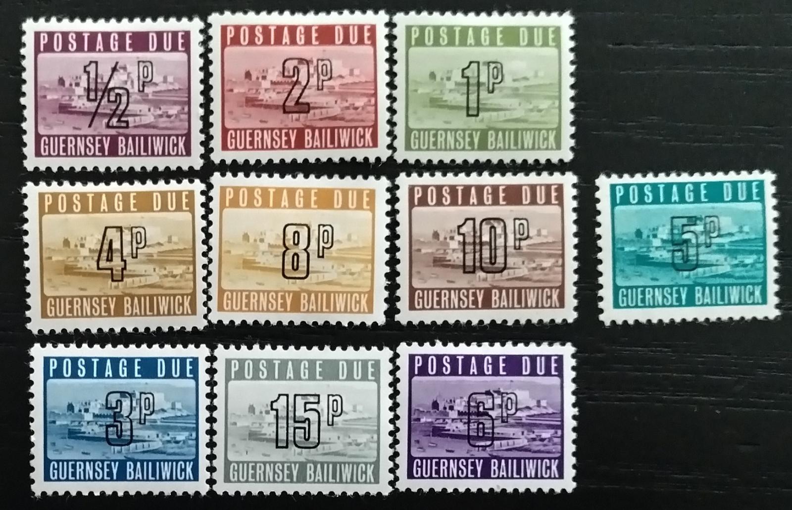Guernsey 1971 Doplatní známky