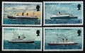 Guernsey 1973 Poštovní lodě a plavidla