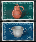 Guernsey 1976 Mi.133-4 1,5€ EUROPA CEPT, ostrovní keramika, umění