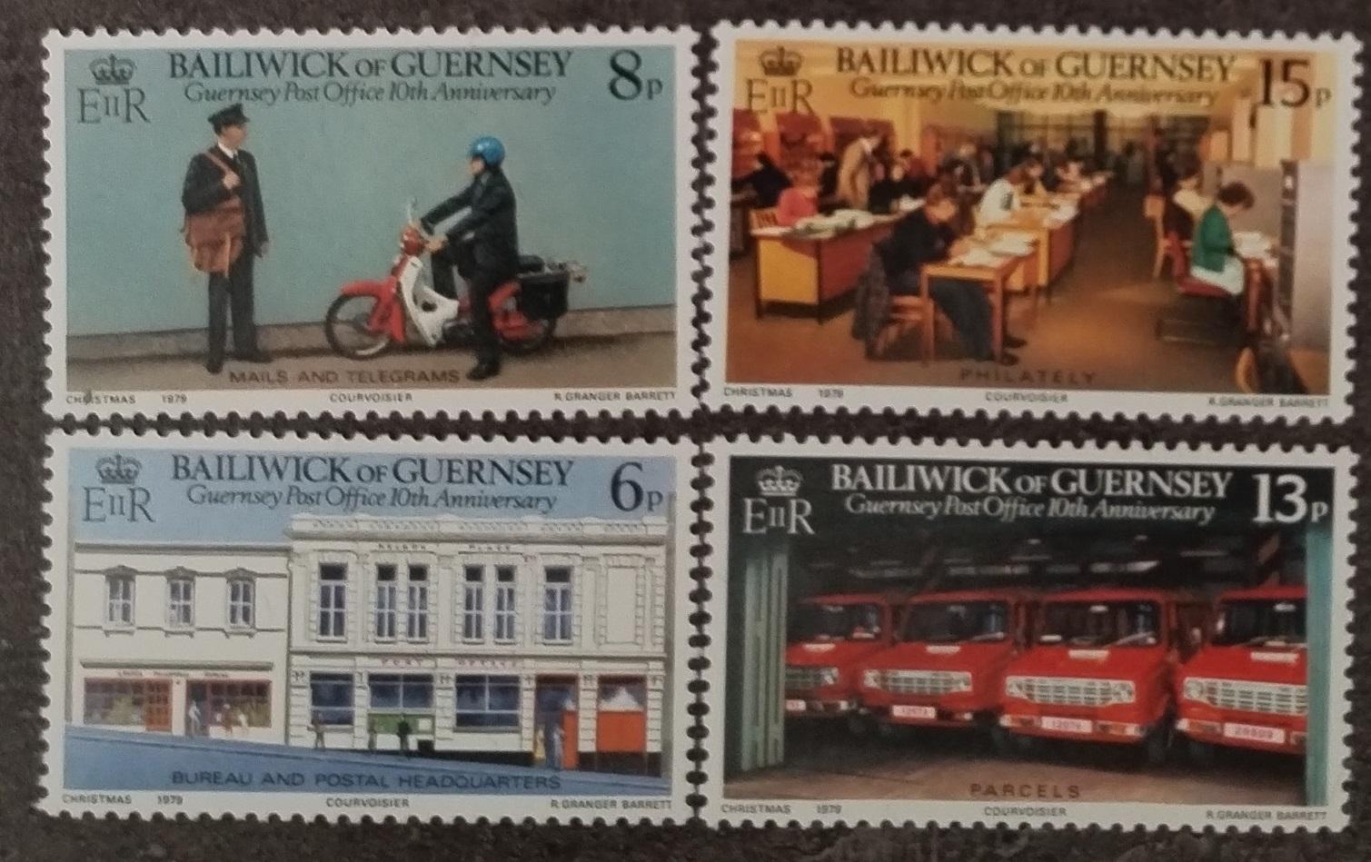 Guernsey 1979 10 let poštovní samosprávy, doprava