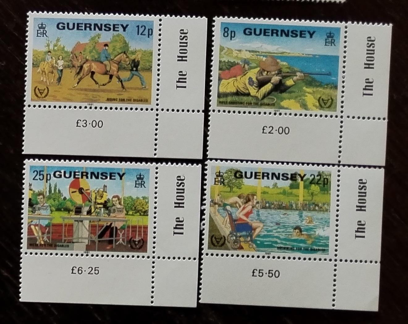 Guernsey 1981 Mezinárodní rok postižených osob