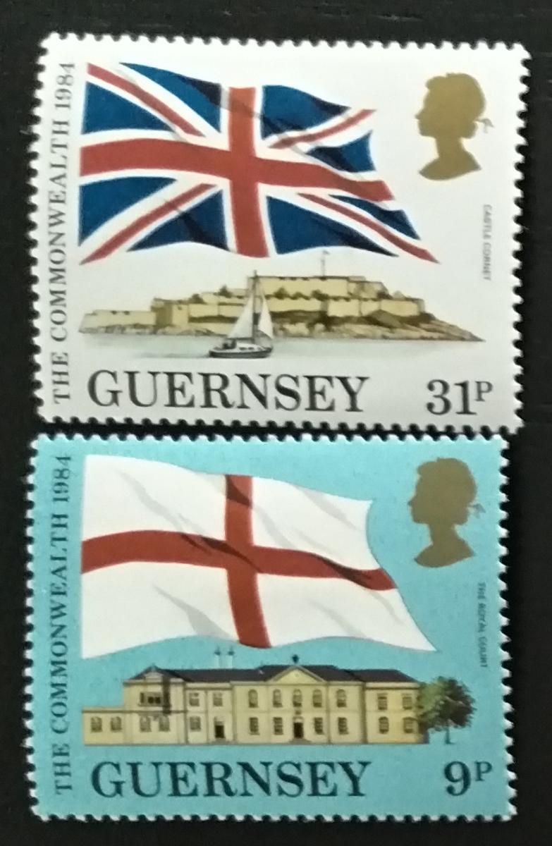 Guernsey 1984 Commonwealth Day, Vlajky a organizace
