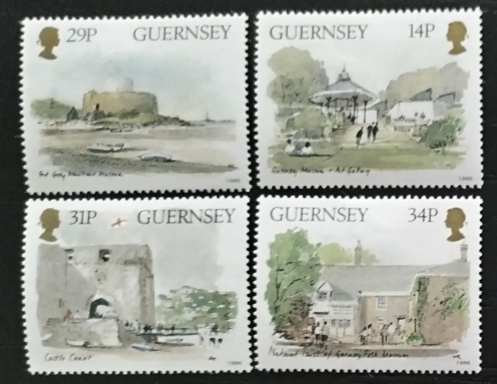 Guernsey 1986 Ostrovní muzeum a umění, Akvarely
