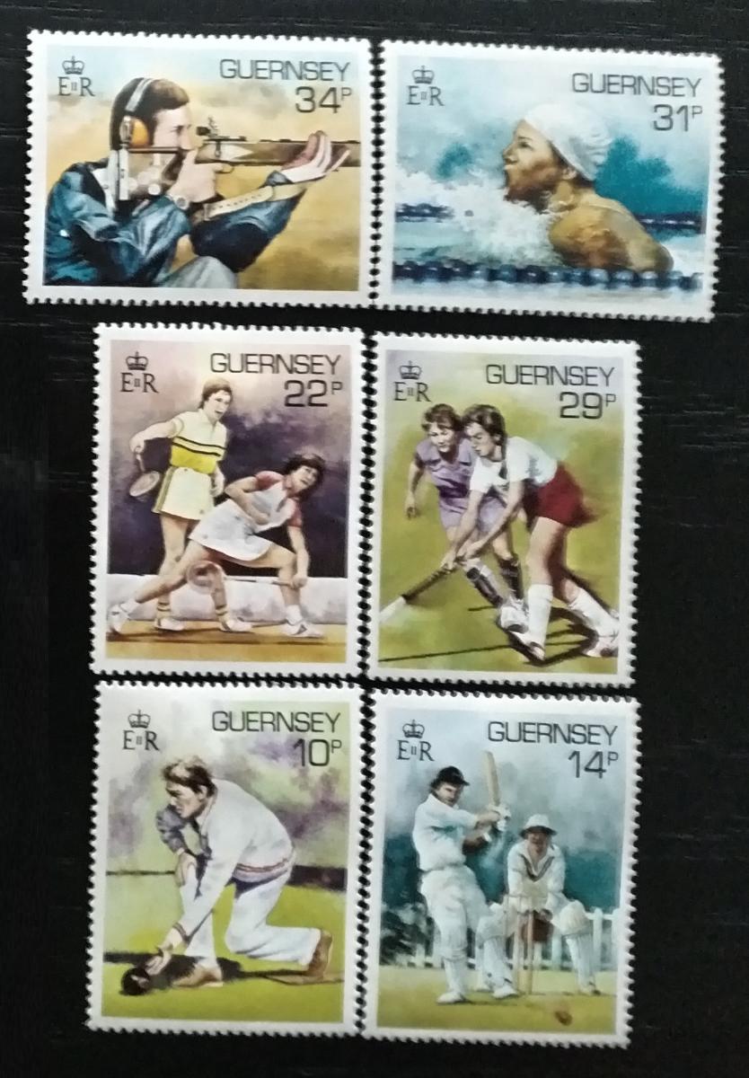 Guernsey 1986 Ostrovní sport a plavání, Tenis