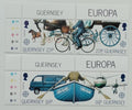 Guernsey 1988 3,5€ EUROPA, Poštovní doprava, Lodě, Auta a koně