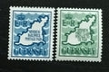 Guernsey 1989 Mapy ostrova