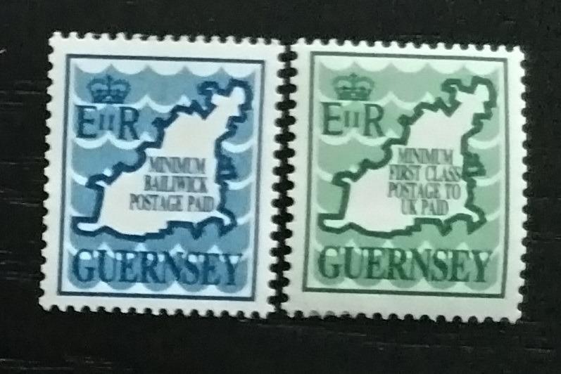Guernsey 1989 Mapy ostrova
