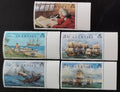 Guernsey 1990 5,5€ Obeplutí zeměkoule kapitánem Ansonem, Lodě