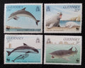 Guernsey 1990 6€ Ochrana přírody, Ryby a tuleni