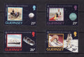 Guernsey 1991 Mi.518-21 4€ komplet, vesmír & satelity,historie ostrova