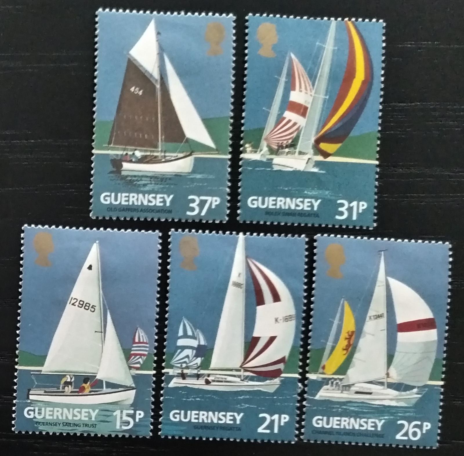 Guernsey 1991# Výročí ostrovního klubu jachet, Lodě a plachetnice
