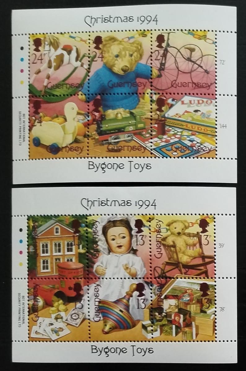 Guernsey 1994# 8€ Vánoce a historické hračky