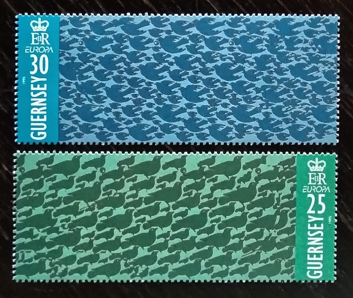 Guernsey 1995 2,4€ EUROPA, Mír a svoboda