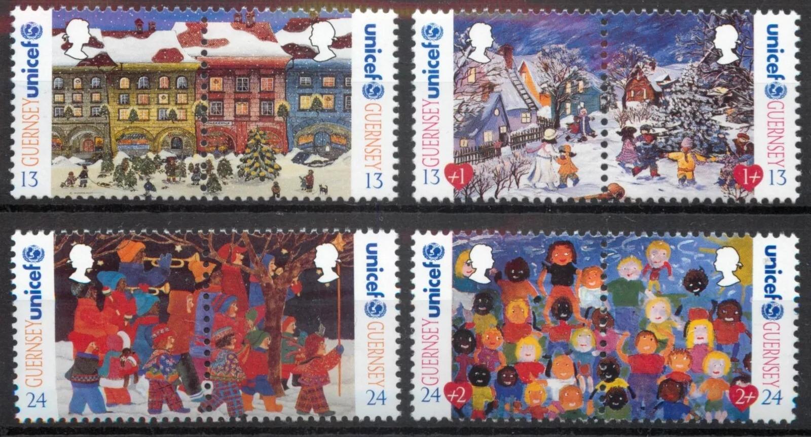 Guernsey 1995 6€ Vánoce a výročí UNICEF