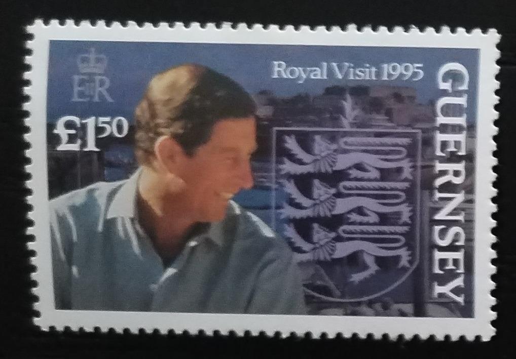 Guernsey 1995 Návštěva krále Karla III.