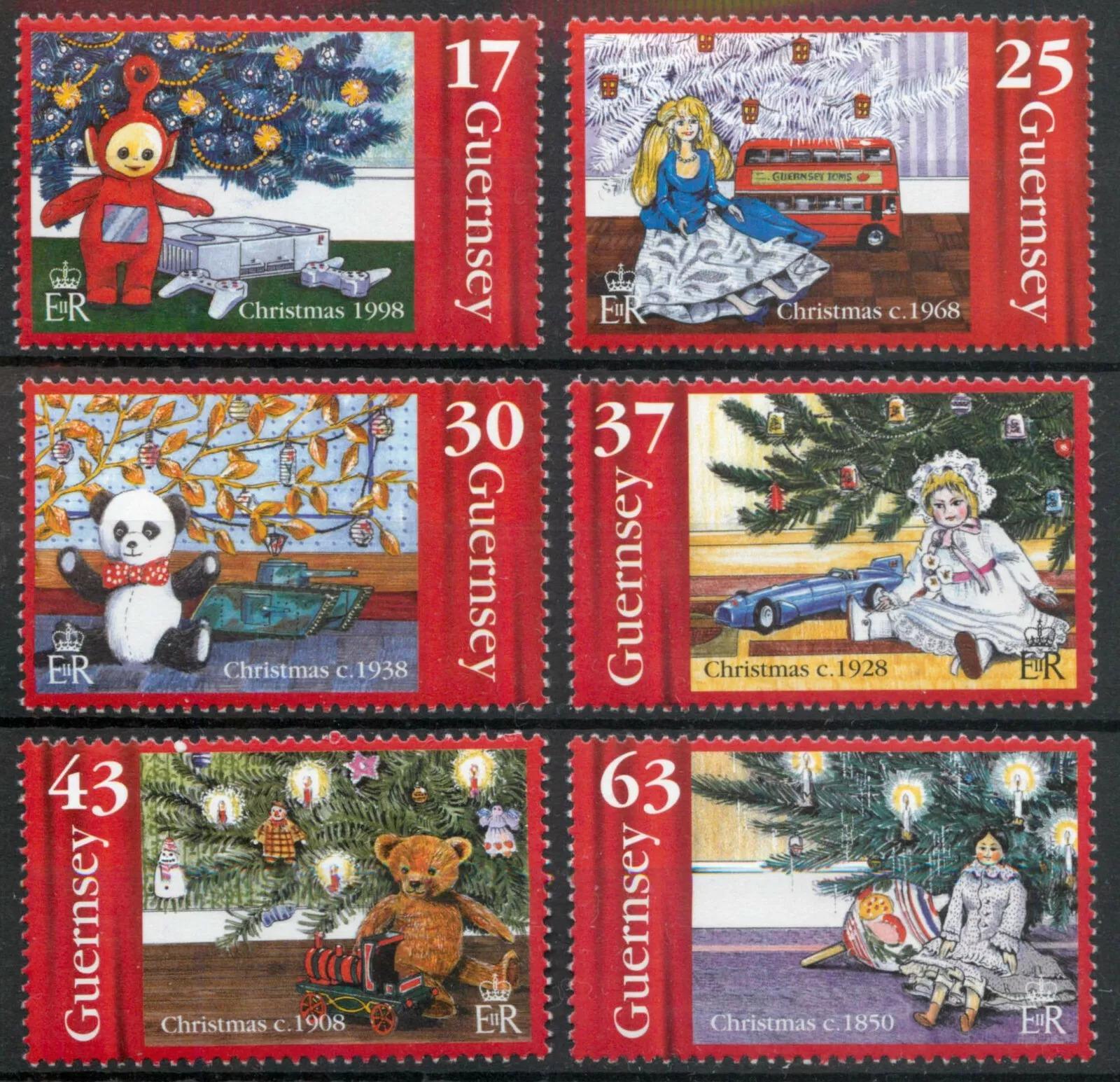 Guernsey 1998 7,5€ Vánoce a jejich historie, Starožitné hračky