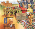 Guernsey 1998 7,5€ Výročí ostrovního fotbalu a sport, Královna Alžběta